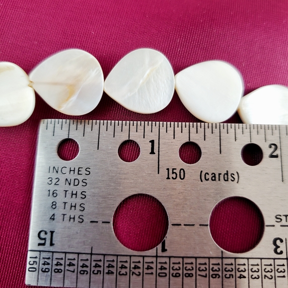 Mother of Pearl Beads for jewelry making, 10 strands, ~300 beads - Picture 4 of 6
